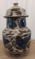 Keramische geglazuurde vaas met deksel van Henk Potters, Ophalen
