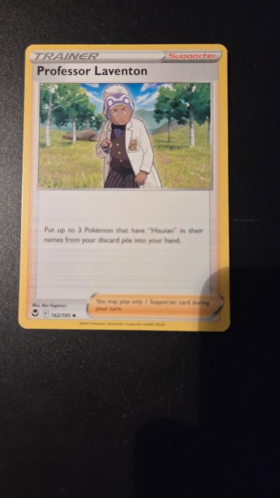 Professor Laventon 162/195 Silver Tempest NM, Hobby en Vrije tijd, Verzamelkaartspellen | Pokémon, Verzenden, Zo goed als nieuw
