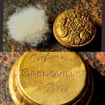 Vintage Art Deco circa 1930 Parijse Poederdoos & Puff, Antiek en Kunst, Curiosa en Brocante, Verzenden
