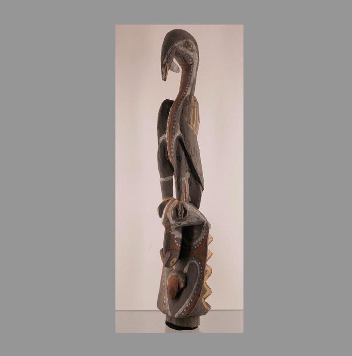 83cm groot Pora Pora fig. Papua Nieuw-Guinea (170808-03), Antiek en Kunst, Kunst | Niet-Westerse kunst, Ophalen of Verzenden