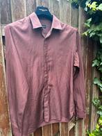 Ermenegildo Zegna zijde overhemd  oudroze maat m gestoomd, Ophalen, Ermenegildo Zegna, Zo goed als nieuw, Halswijdte 41/42 (L)