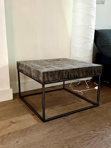 Vintage Wooden Desk with Steel Legs - Unique IJ-Hallen Marke