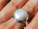 Vanoli 925 zilveren ring baroque parel maat 18 verstelbaar, Sieraden, Tassen en Uiterlijk, Ringen, Daiva1973@hotmail.com, 18 tot 19