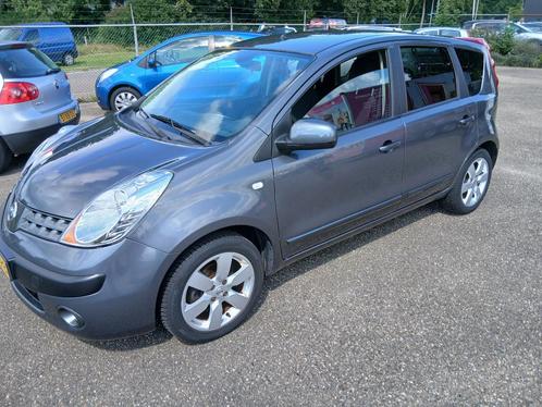 Nissan Note 1.4 16V 2006 Grijs, Auto's, Nissan, Bedrijf, Note, Airbags, Alarm, Boordcomputer, Centrale vergrendeling, Climate control