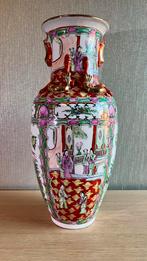 Chinese Canton Porseleinen Vaas, Antiek en Kunst, Ophalen of Verzenden