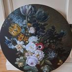 Mooi rond schilderij op kunststof., Ophalen of Verzenden, Zo goed als nieuw
