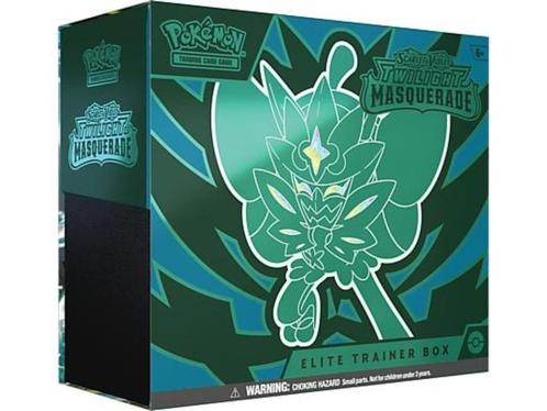 Pokemon Twilight Masquerade Elite Trainer Box, Hobby en Vrije tijd, Verzamelkaartspellen | Pokémon, Nieuw, Boosterbox, Foil, Ophalen of Verzenden