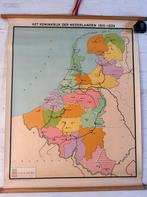 Antieke Schoolplaat: Koninkrijk der Nederlanden 1815-1839, Ophalen of Verzenden, Geschiedenis