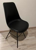 Zwarte stoel, bureaustoel, kuipstoel, Huis en Inrichting, Stoelen, Kunststof, Zwart, Ophalen of Verzenden, Zo goed als nieuw