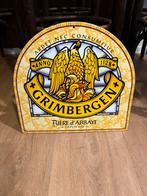 Grimbergen Emaille Bord - 40 x 37,5 cm, Ophalen of Verzenden, Gebruikt, Reclamebord