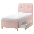 Ikea bed, Wit, Tweepersoons, Zo goed als nieuw, Hout