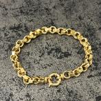 14k gouden armband jasseron schakel dik model, Ophalen of Verzenden, Nieuw, Goud