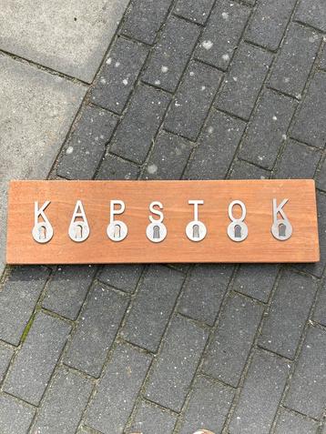 Teak Houten Kapstok Wandmodel beschikbaar voor biedingen