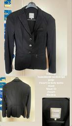 Zwart samshield jasje maat 32, Dieren en Toebehoren, Paardrijkleding, Ophalen of Verzenden, Zo goed als nieuw, Dressuur, Bovenkleding