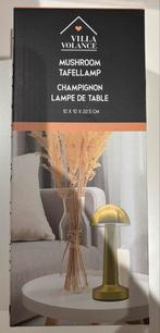 Nieuwe Gouden Tafellamp - Villa Volance Mushroom 2x, Ophalen of Verzenden, Nieuw, Metaal, Minder dan 50 cm