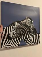 Zebra Schilderij - Prachtig Kunstwerk, Antiek en Kunst, Ophalen of Verzenden