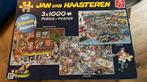 Jan van Haasteren 3x1000 Puzzel + Posters, Hobby en Vrije tijd, Ophalen of Verzenden, Meer dan 1500 stukjes, Zo goed als nieuw