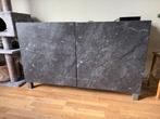 Dressoir Besta Ikea marmer look, Ophalen, Met deur(en), 100 tot 150 cm, Zo goed als nieuw