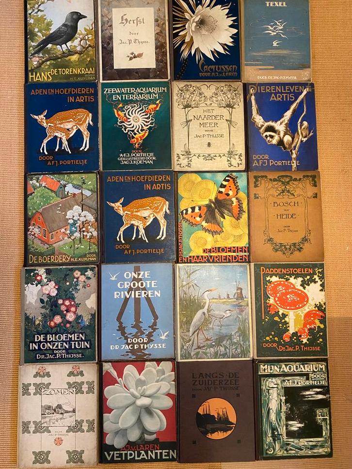 Verkade Plakboeken Collectie (20 stuks) Jaren '20-'40, Boeken, Natuur, Gelezen, Natuur algemeen, Ophalen of Verzenden