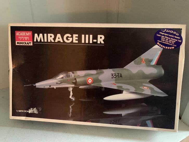 Mirage III-R & Saab SK 37 - compleet. 1:48 & 1:72, Hobby en Vrije tijd, Modelbouw | Vliegtuigen en Helikopters, Zo goed als nieuw