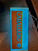 Originele vintage Caballero lichtbak, Verzamelen, Merken en Reclamevoorwerpen, Ophalen of Verzenden, Gebruikt, Lichtbak of (neon) lamp