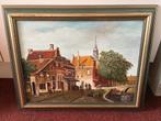 Mooi dorps/stads gezicht schilderij vaste pr ophalen, Antiek en Kunst, Kunst | Schilderijen | Klassiek, Ophalen