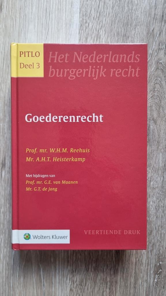 Pitlo 3 - Goederenrecht, Boeken, Wetenschap, Zo goed als nieuw, Ophalen of Verzenden