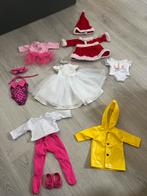 Poppenkleertjes Baby born oa trouwjurk, kerstjurkj, regenjas, Ophalen of Verzenden, Zo goed als nieuw, Babypop