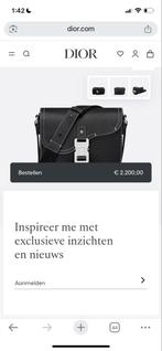 Dior Saddle Schoudertas Zwart, Ophalen of Verzenden, Gebruikt, Zwart