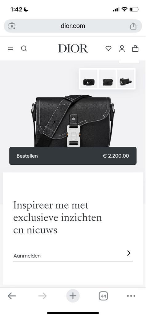 Dior Saddle Schoudertas Zwart, Sieraden, Tassen en Uiterlijk, Tassen | Schoudertassen, Gebruikt, Zwart, Ophalen of Verzenden