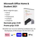 Microsoft Office Home & Student 2021, Computers en Software, Office-software, Nieuw, Excel, MacOS, Ophalen