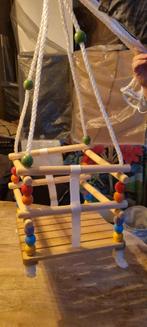 Nieuwe houten kinderschommel met kralen, Ophalen of Verzenden, Nieuw, Schommel