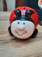 Spaarpot lieveheersbeest, Verzamelen, Ophalen of Verzenden, Zo goed als nieuw, Steen, Aardewerk of Keramiek, Dier