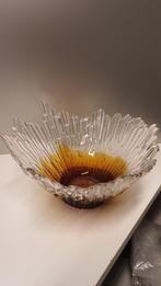 Tauno Wirkkala Humppila Kristallen Kom Revontulet Amberglas, Antiek en Kunst, Antiek | Glas en Kristal, Ophalen of Verzenden