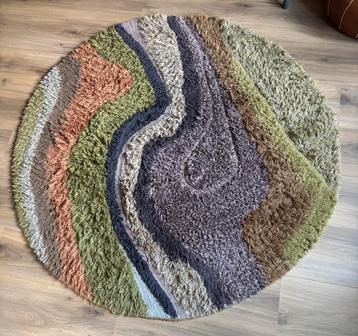 HKLiving vloerkleed rond 150 cm + anti slip beschikbaar voor biedingen