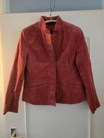 @ Rode Suède Jasje - Maat 42 echt leer, Maat 42/44 (L), Ophalen of Verzenden, Jasje, Gedragen