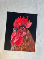 Haan Schilderij, Antiek en Kunst, Kunst | Schilderijen | Klassiek, Ophalen of Verzenden