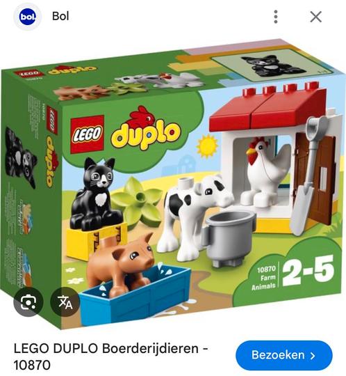 LEGO Duplo Mijn Dieren 10870 boerderijdieren, Kinderen en Baby's, Speelgoed | Duplo en Lego, Zo goed als nieuw, Duplo, Complete set