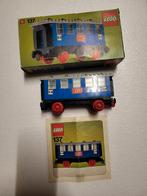 Lego trein 4,5 - 12 Volt rails passagiers wagon (set 137), Ophalen of Verzenden, Gebruikt, Complete set, Lego