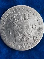 1 Gulden Willem 3 1848, Ophalen of Verzenden, Koning Willem III, 1 gulden, Zilver