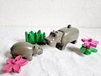 Duplo dierentuin safari dieren nijlpaard, Kinderen en Baby's, Speelgoed | Duplo en Lego, Ophalen of Verzenden, Gebruikt, Duplo
