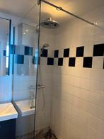 Douchewand glas badkamer, Huis en Inrichting, Badkamer | Complete badkamers, Ophalen, Gebruikt