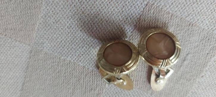 manchetknopen manchet knopen met ronde steentjes, Sieraden, Tassen en Uiterlijk, Manchetknopen, Zo goed als nieuw, Overige materialen