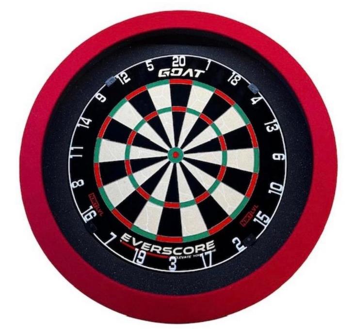 Dartbord Verlichting Basic Rood, Sport en Fitness, Darts, Nieuw, Overige typen, Ophalen of Verzenden