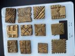 12 gouden weeggewichten, Akan, Ghana s18, Antiek en Kunst, Ophalen of Verzenden