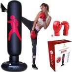 Bokszak met bokshandschoenen, Sport en Fitness, Ophalen of Verzenden, Zo goed als nieuw, Bokshandschoenen