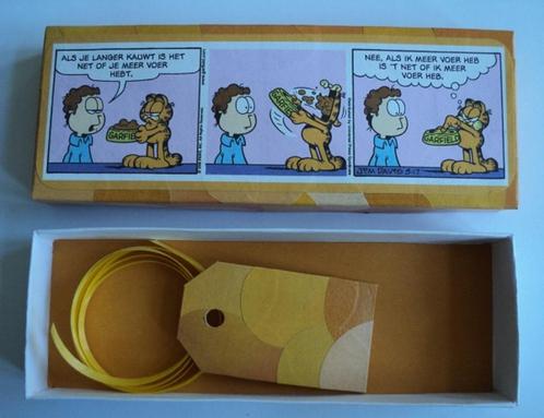 d001) doosje geld geven garfield eten, Hobby en Vrije tijd, Feestartikelen, Zo goed als nieuw, Ophalen of Verzenden