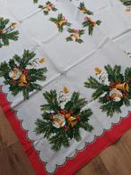 Retro vintage kerst tafelkleed in nieuwstaat,  130 x 155 cm, Huis en Inrichting, Keuken | Textiel, Nieuw, Tafelkleed of Tafelzeil