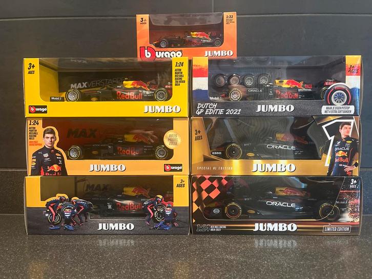 Max Verstappen Formule 1 Auto's - Collectie, Hobby en Vrije tijd, Modelauto's | 1:24, Nieuw, Auto, Bburago, Ophalen of Verzenden