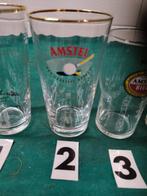amstel bier glazen verschillende 5 stuks, Ophalen of Verzenden